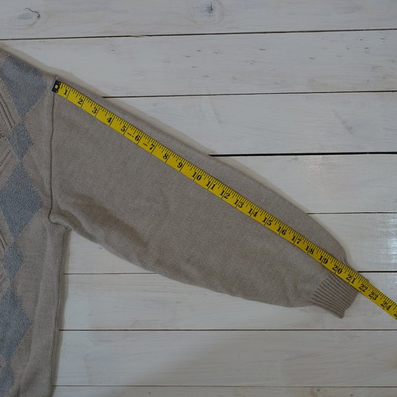 Vintage St Croix Knits Tan Wool Blend Sweater - Picture 7 of 8